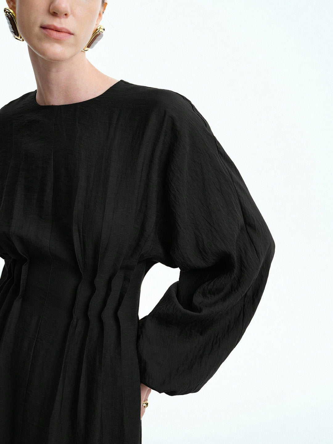 SHEIN maxi ruha, fekete