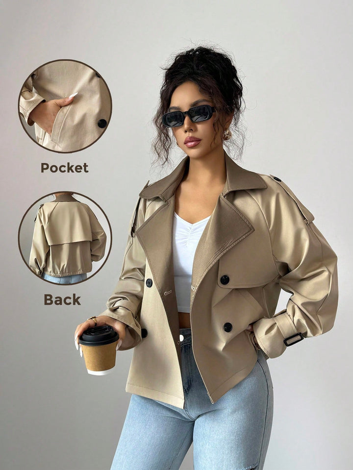 Trench SHEIN, kaki