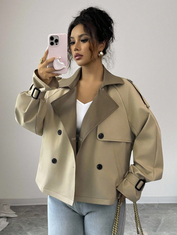 Trench SHEIN, kaki