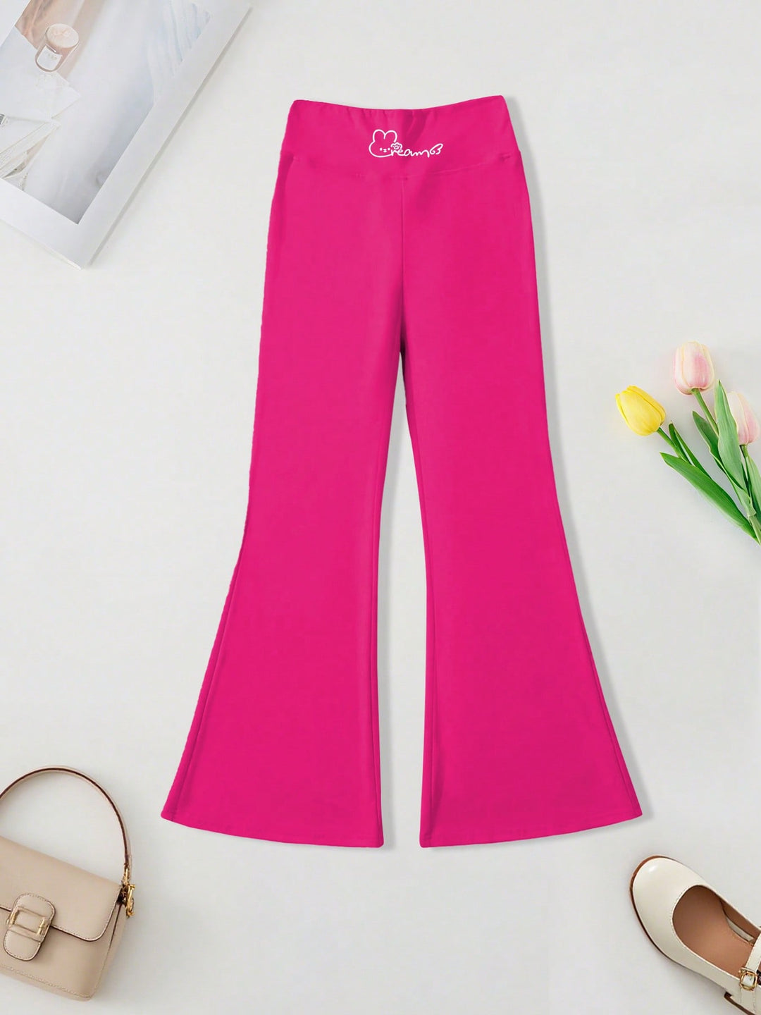 Pantaloni SHEIN, roz