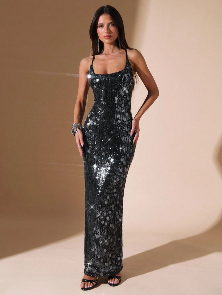 Rochie maxi SHEIN, negru