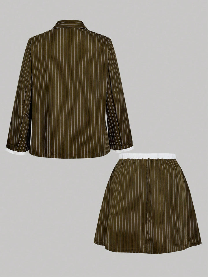 SHEIN együttes, khaki