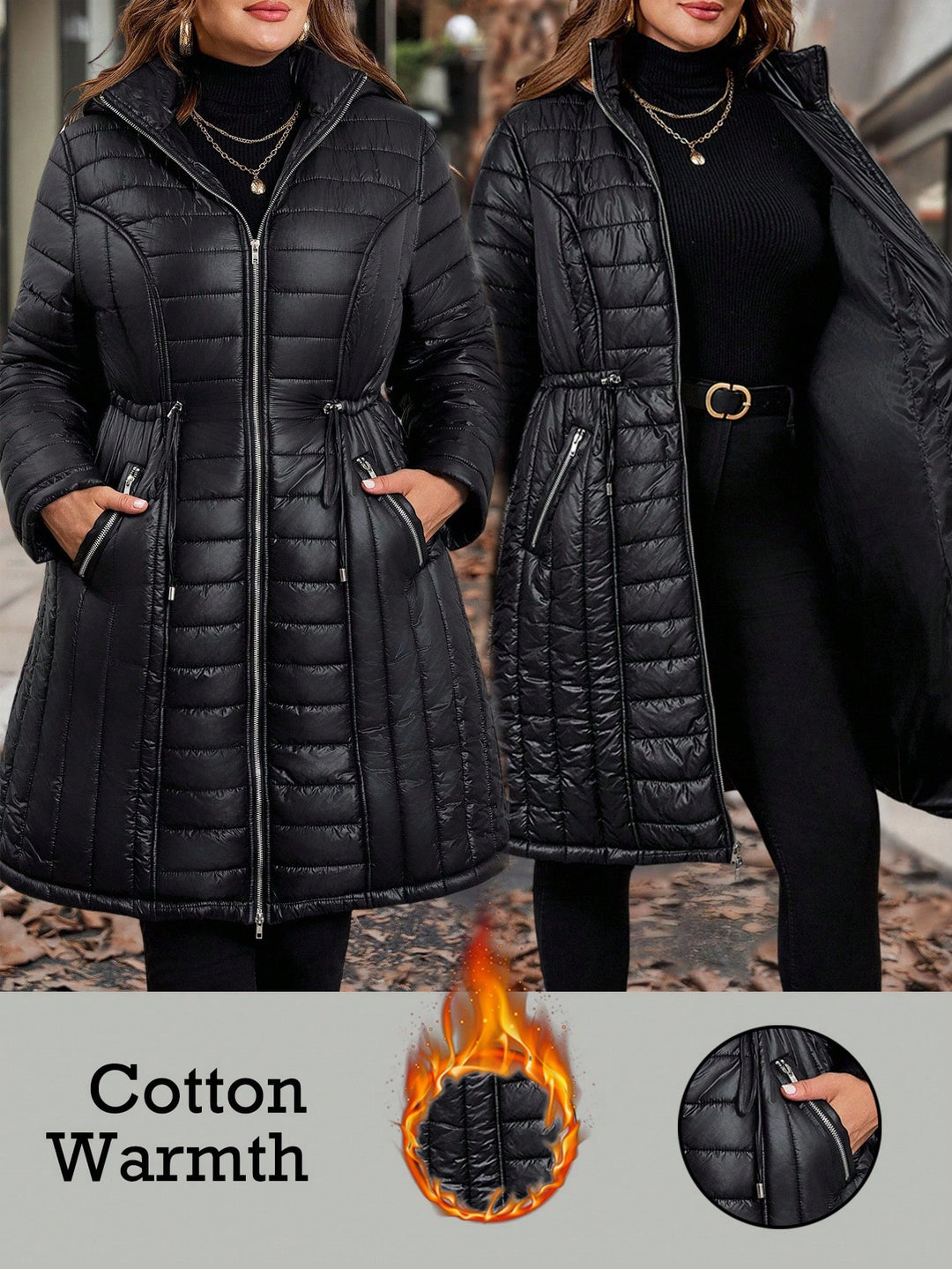 Palton SHEIN, negru