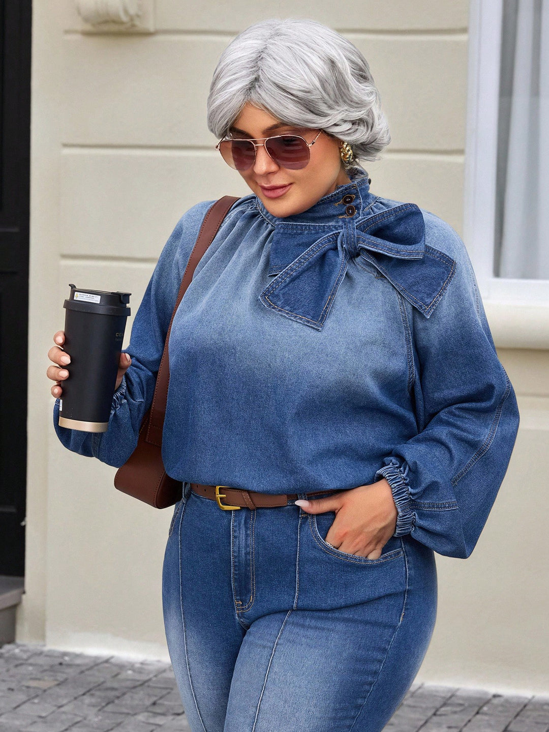 Top SHEIN, albastru