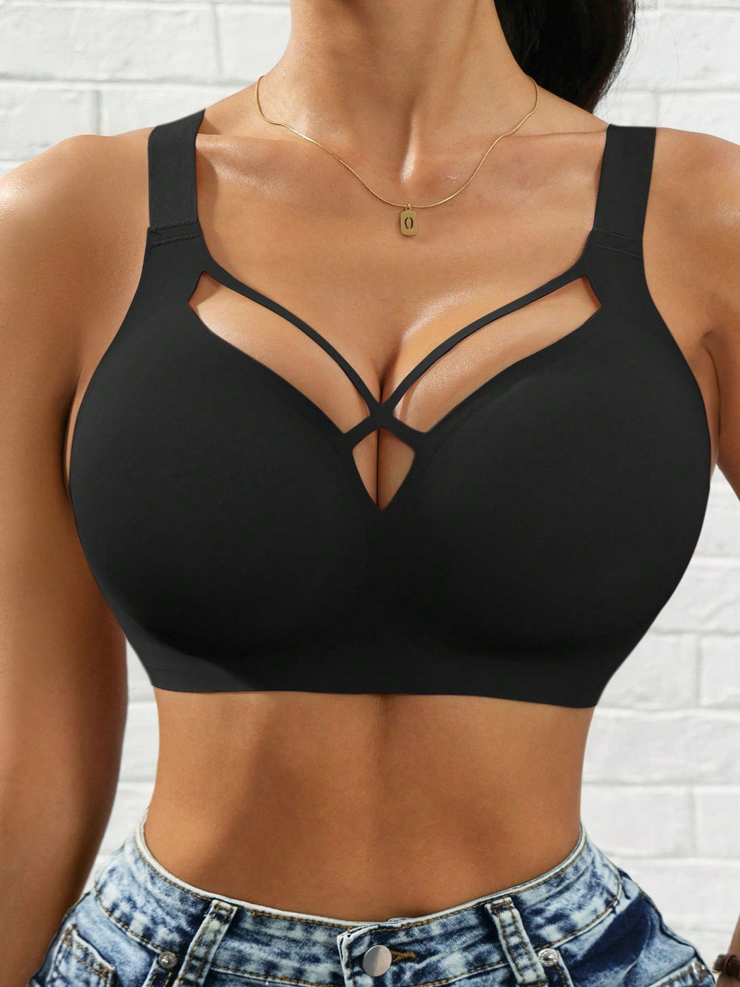 Bustieră sport SHEIN, negru