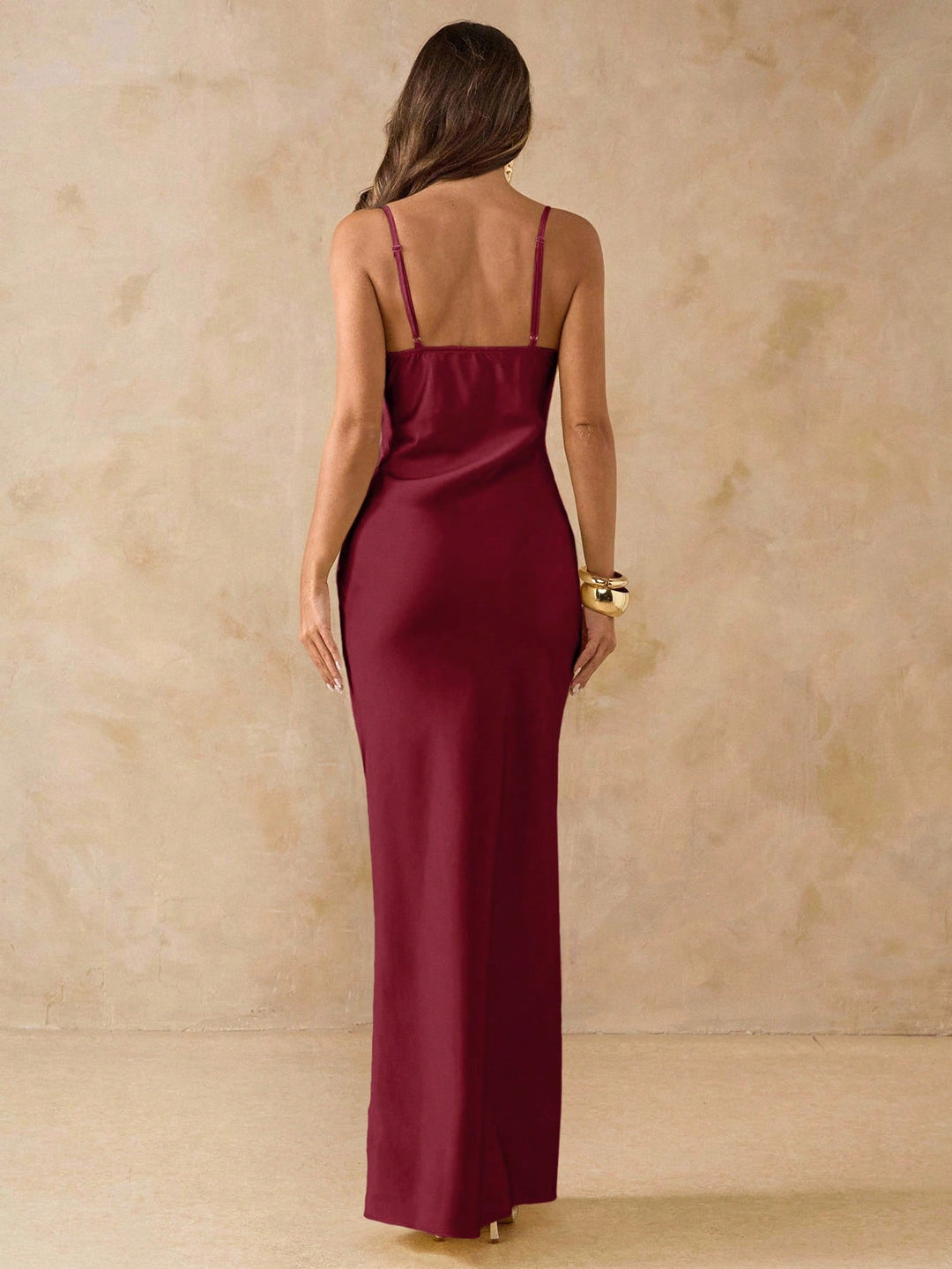 Rochie maxi SHEIN, vișiniu