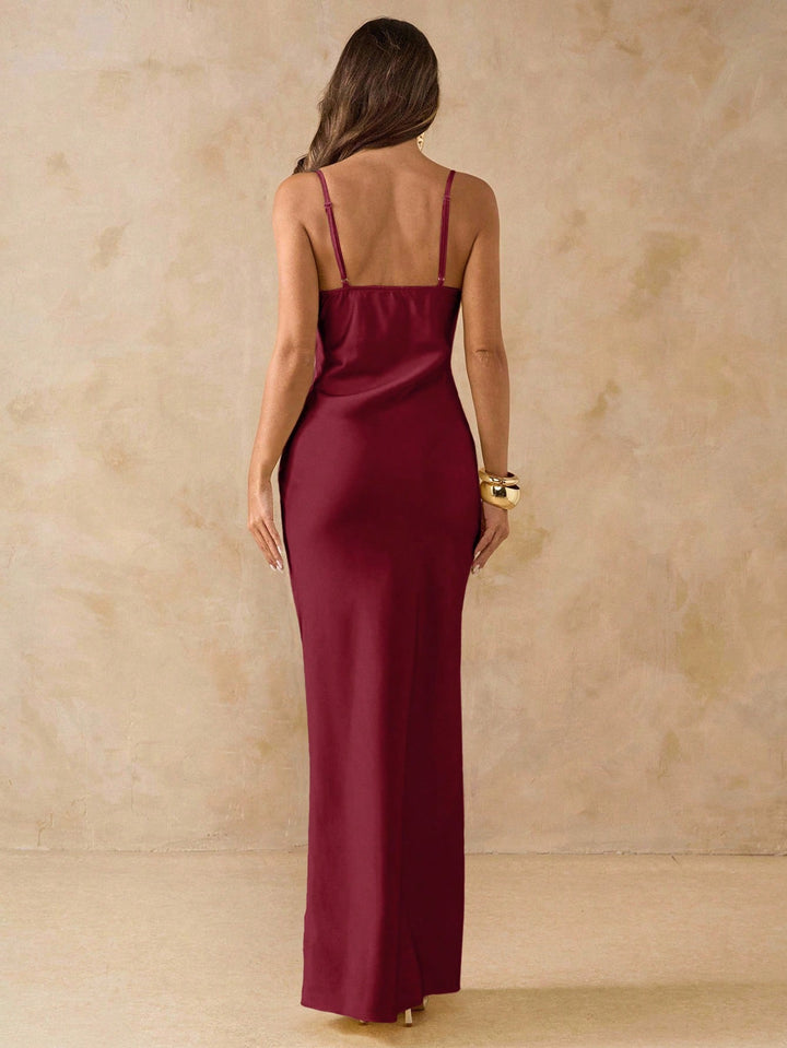 Rochie maxi SHEIN, vișiniu