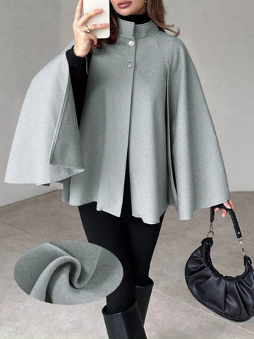 Poncho SHEIN, gri