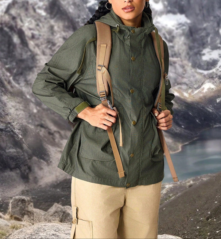 SHEIN Puffos dzseki, khaki