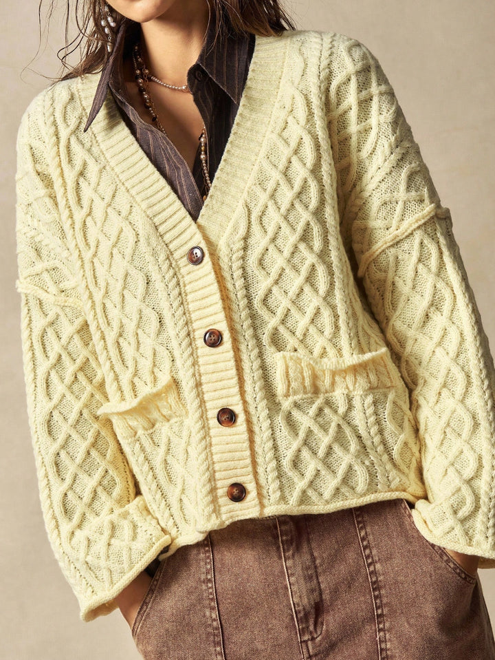 Cardigan SHEIN, galben