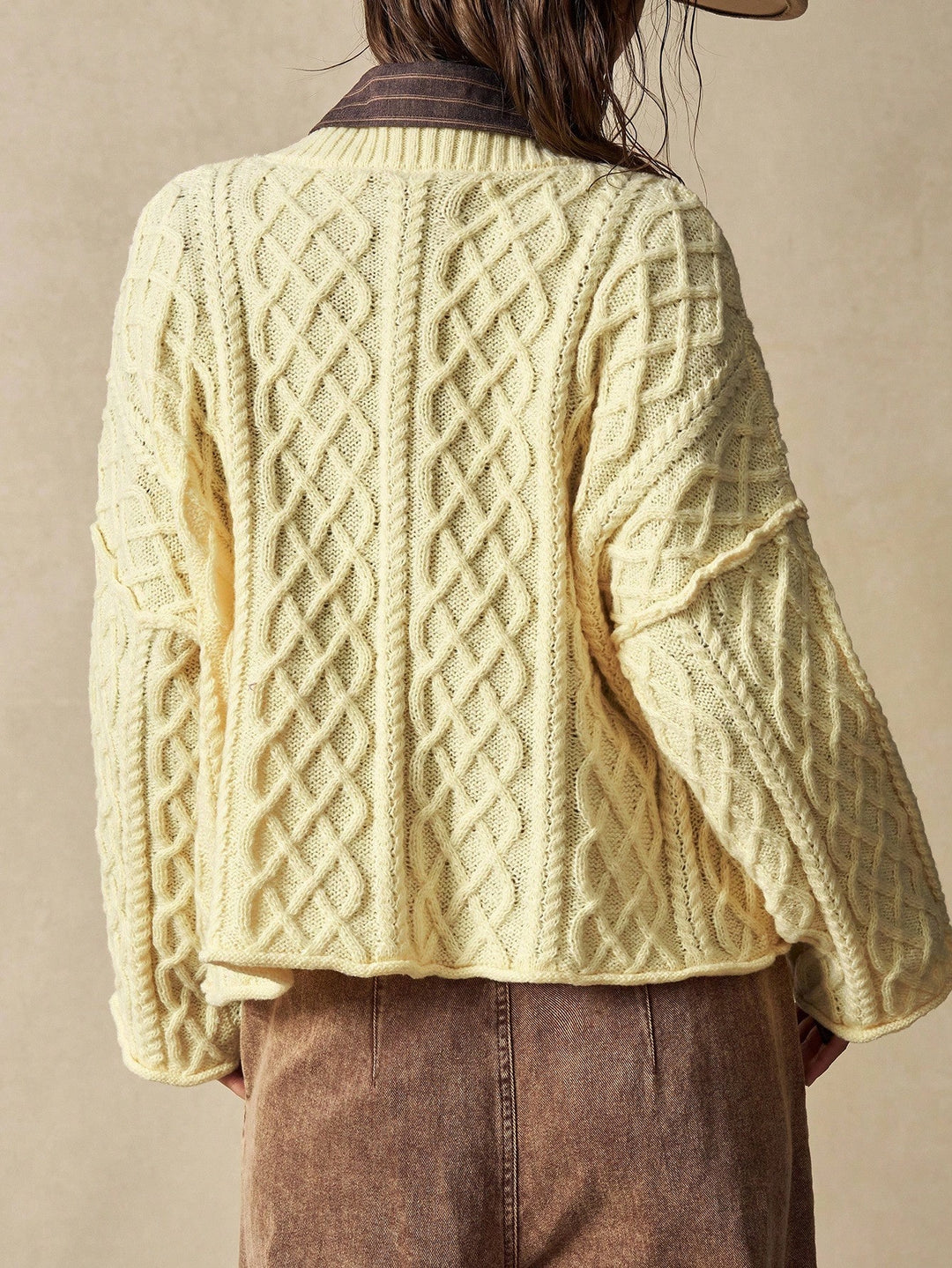 Cardigan SHEIN, galben