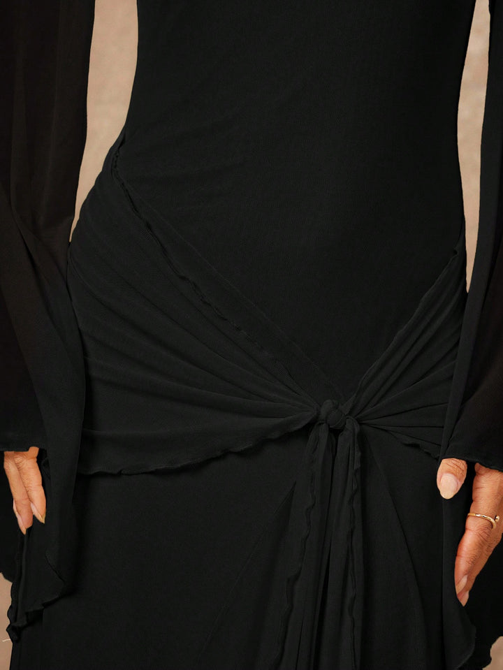 Rochie maxi SHEIN, negru
