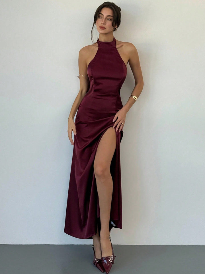 Rochie maxi SHEIN, vișiniu