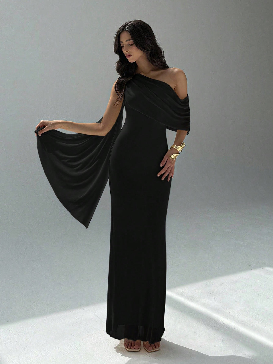 Rochie maxi SHEIN, negru
