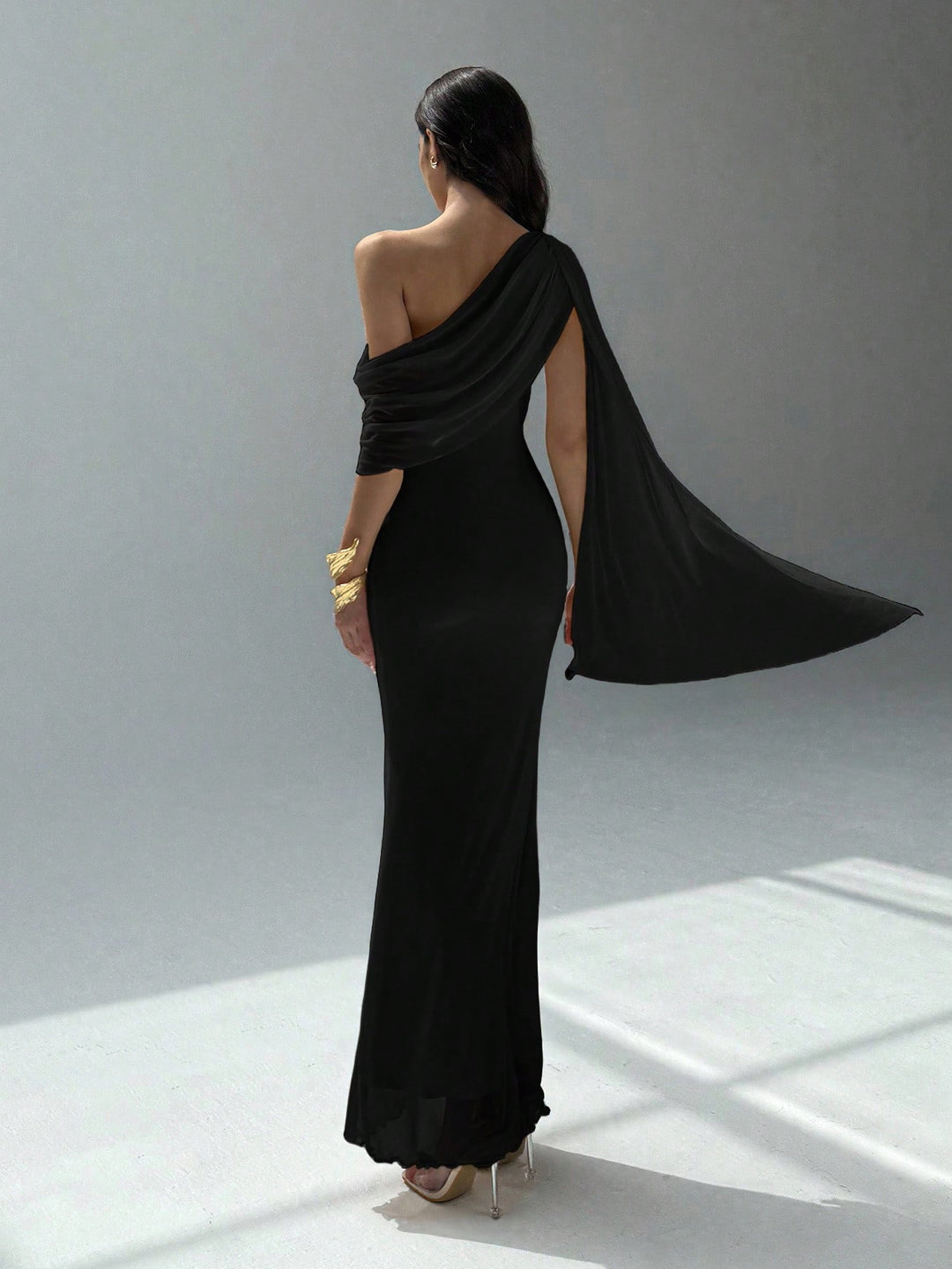 Rochie maxi SHEIN, negru