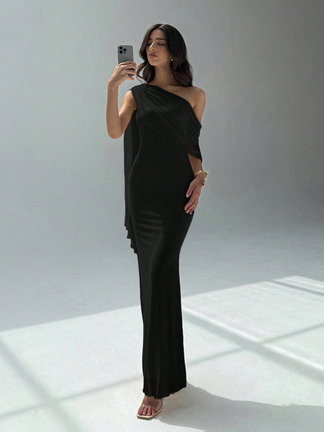 Rochie maxi SHEIN, negru