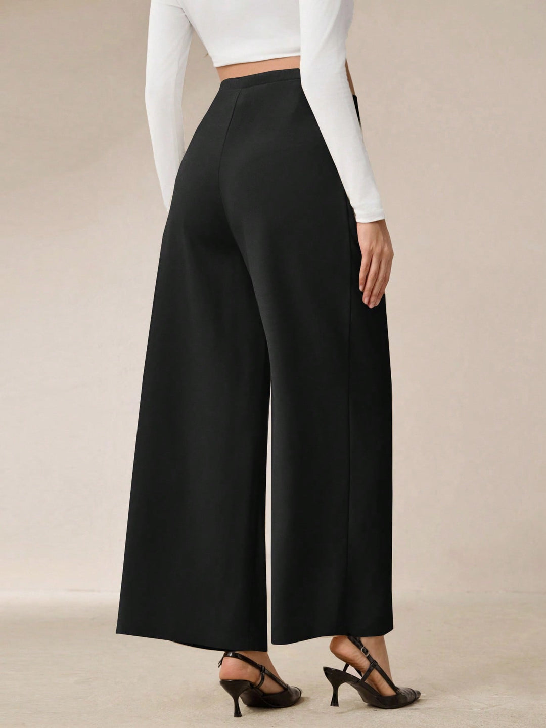 Pantaloni SHEIN, negru