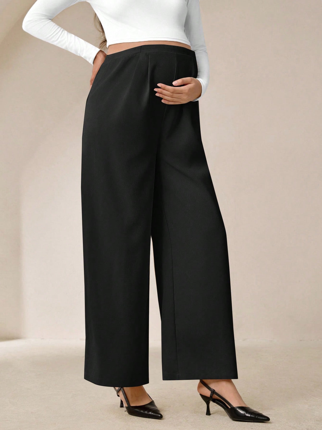 Pantaloni SHEIN, negru