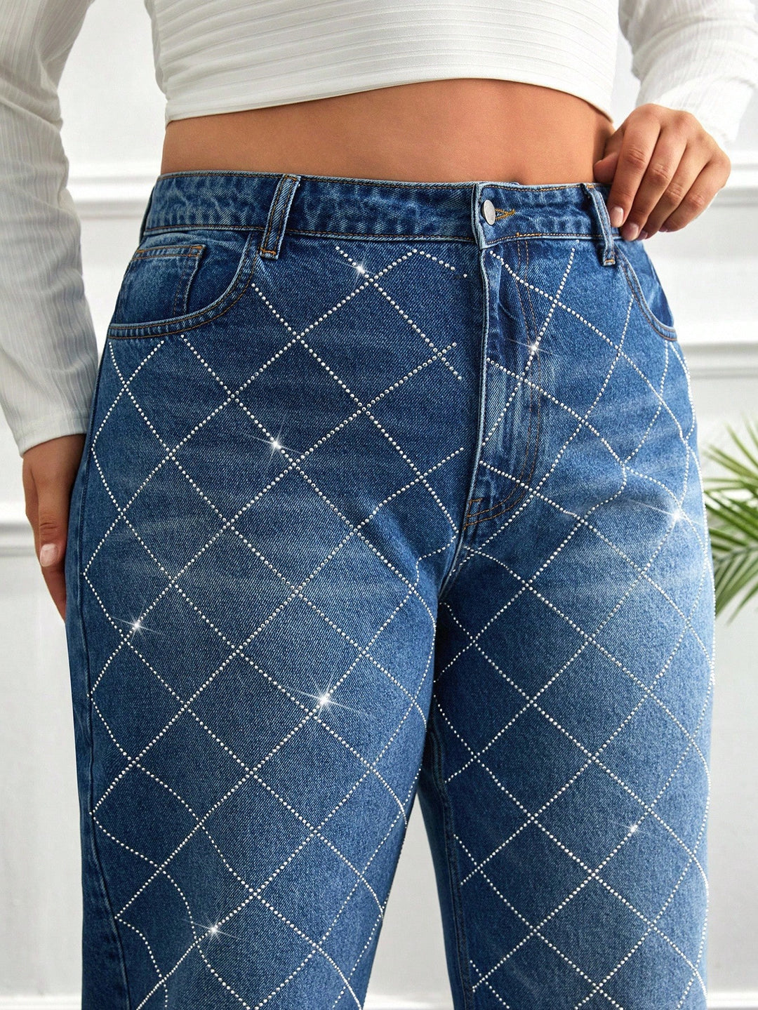 Jeans SHEIN, albastru