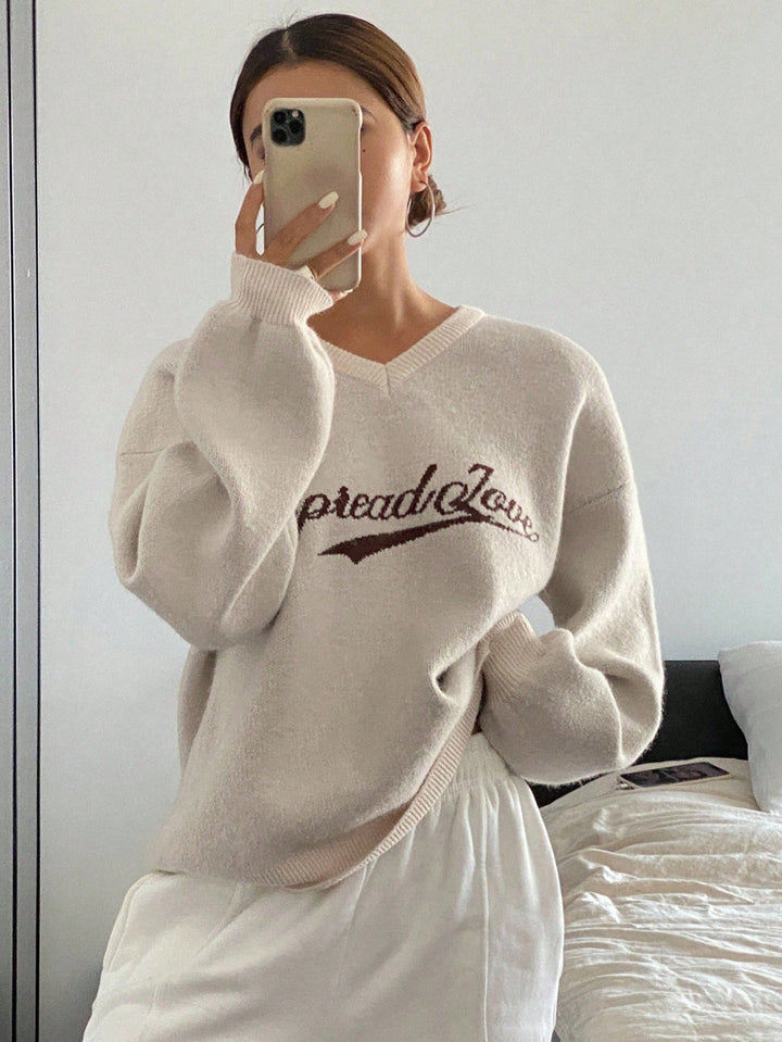 Pulover SHEIN, bej