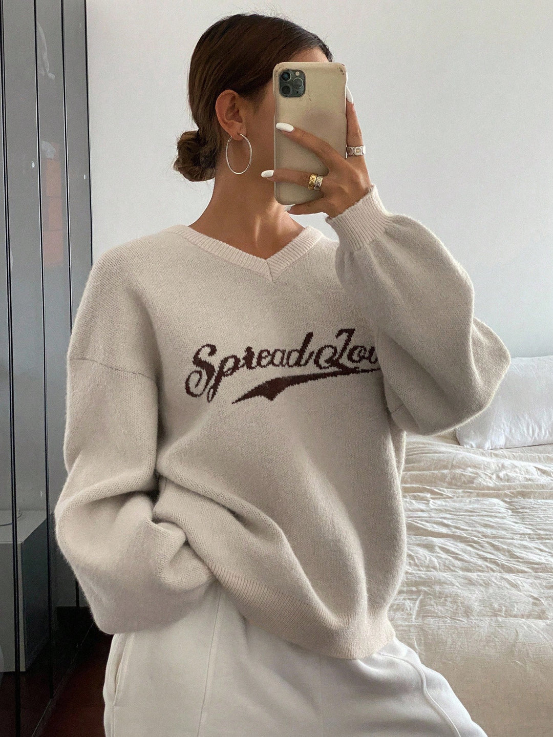 Pulover SHEIN, bej