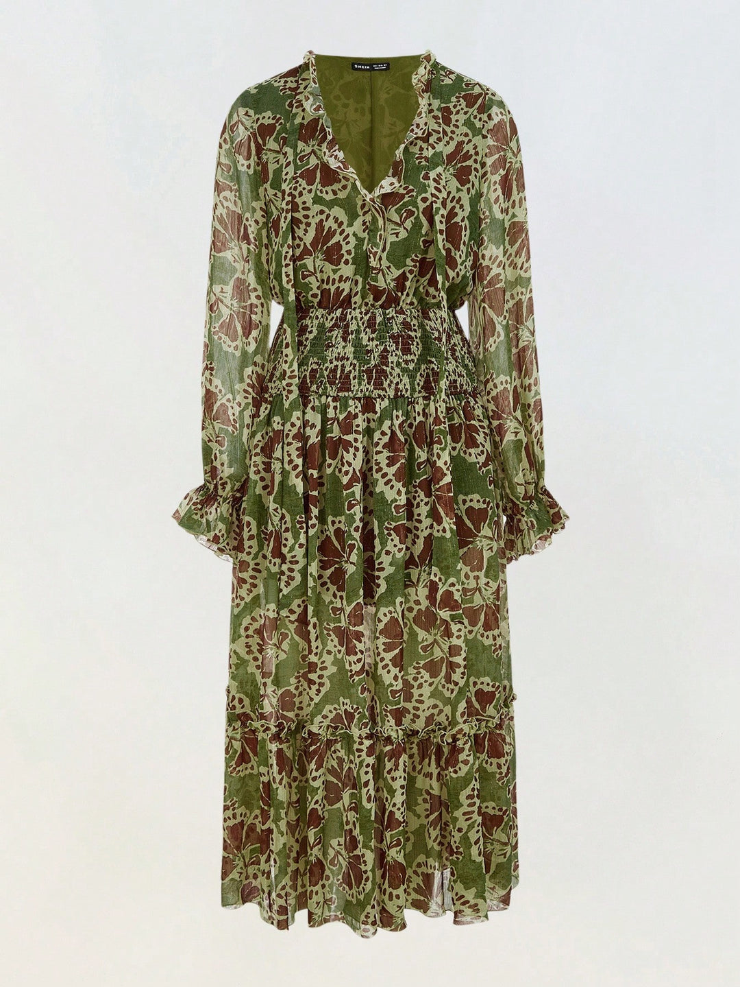 Rochie maxi SHEIN, mix culori