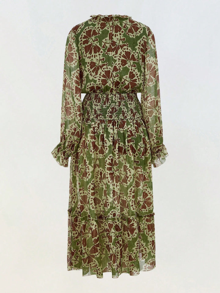 Rochie maxi SHEIN, mix culori