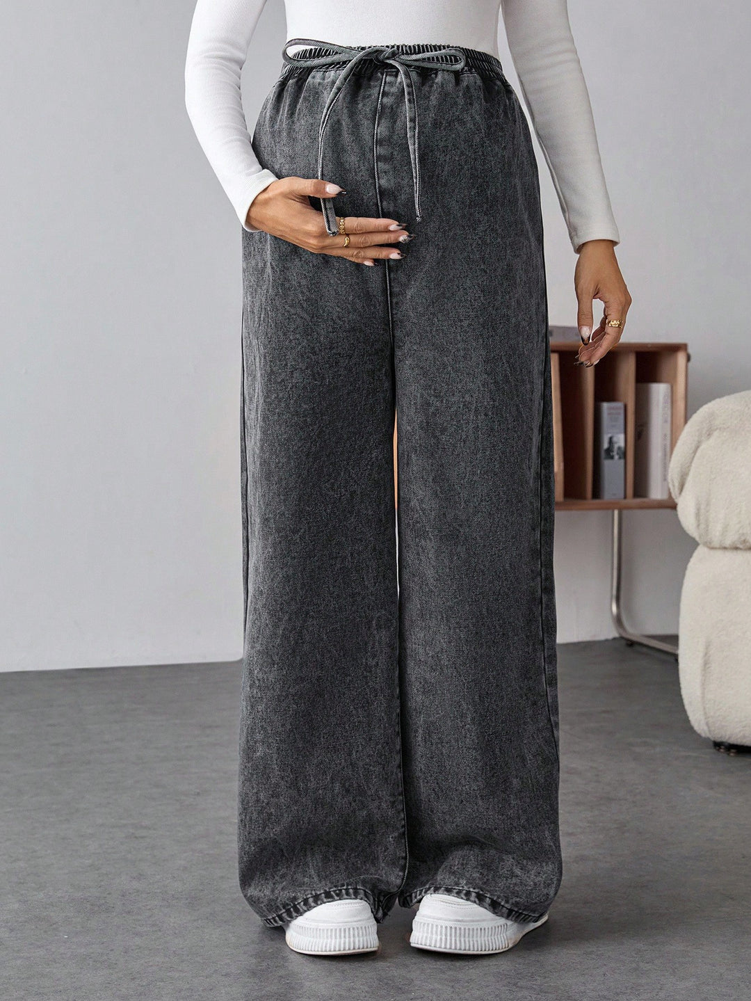 Jeans SHEIN, negru
