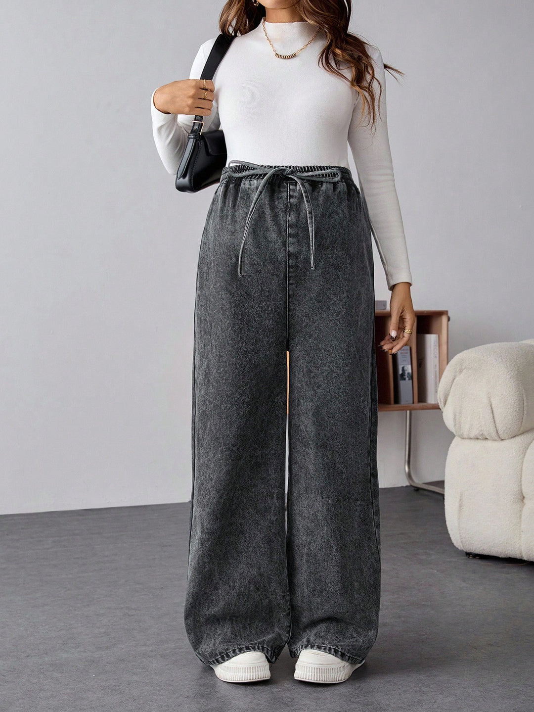 Jeans SHEIN, negru