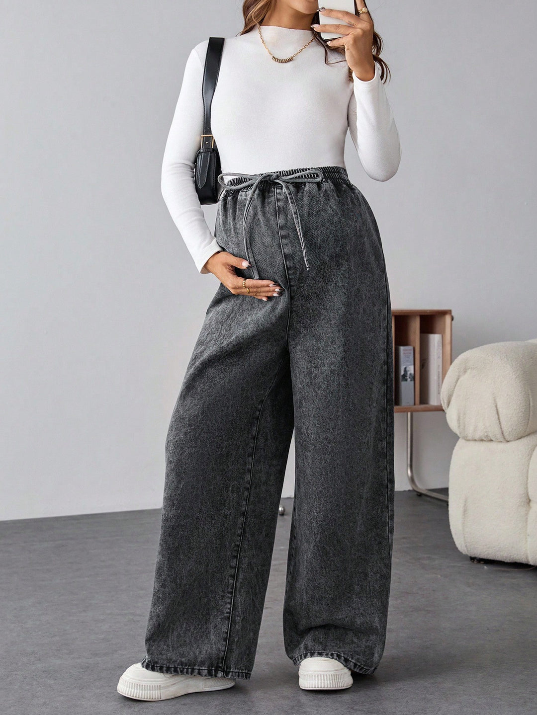 Jeans SHEIN, negru