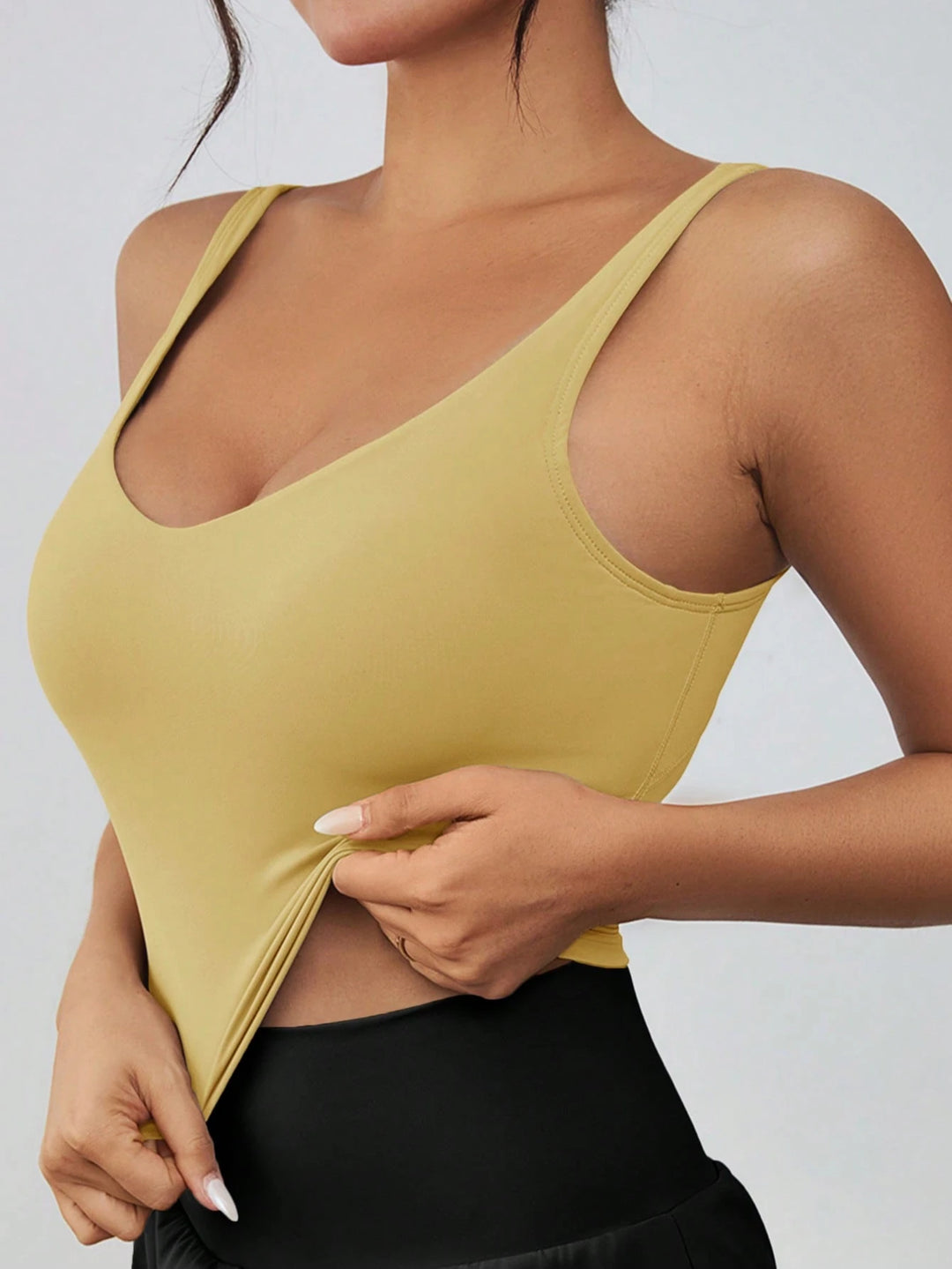 Top SHEIN, verde