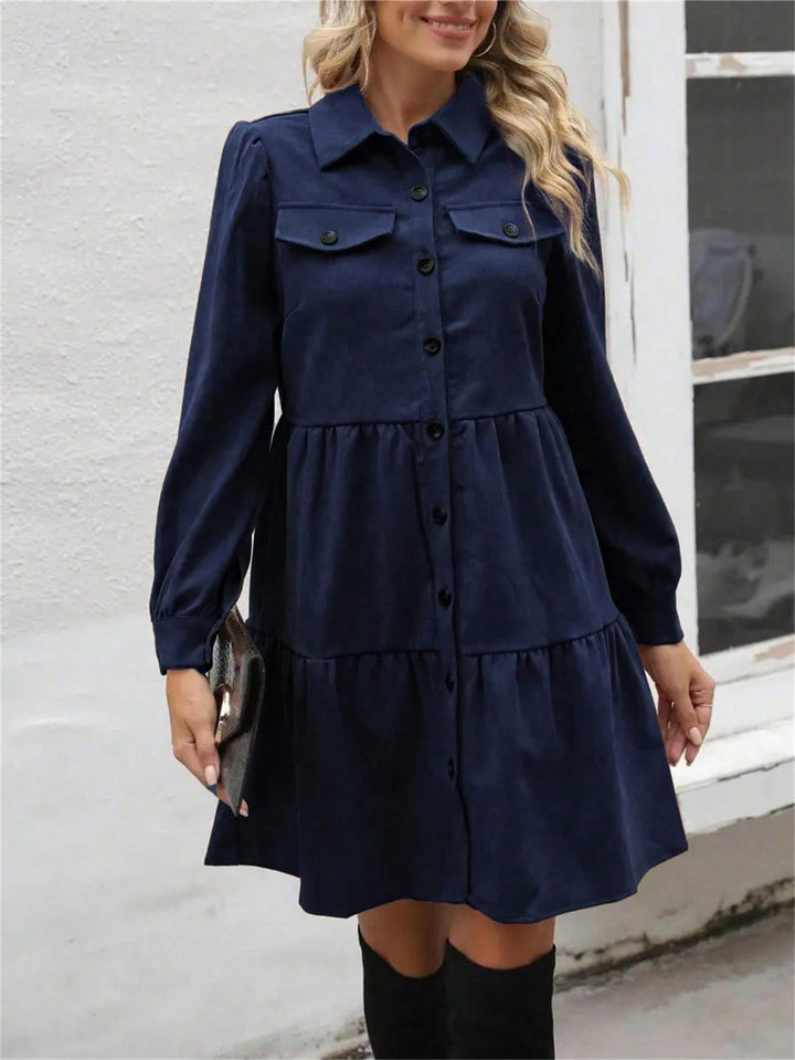 SHEIN, kék midi ruha