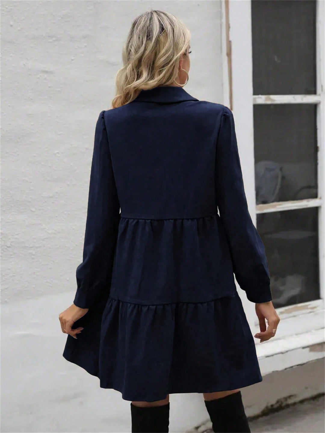 SHEIN, kék midi ruha