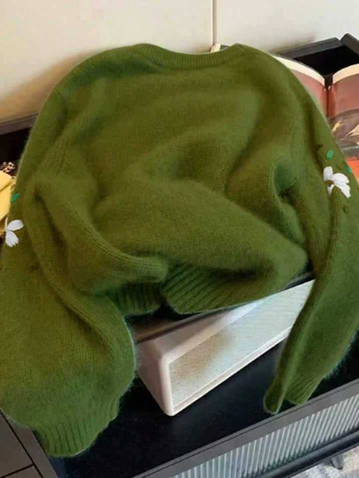 Pulover SHEIN, verde