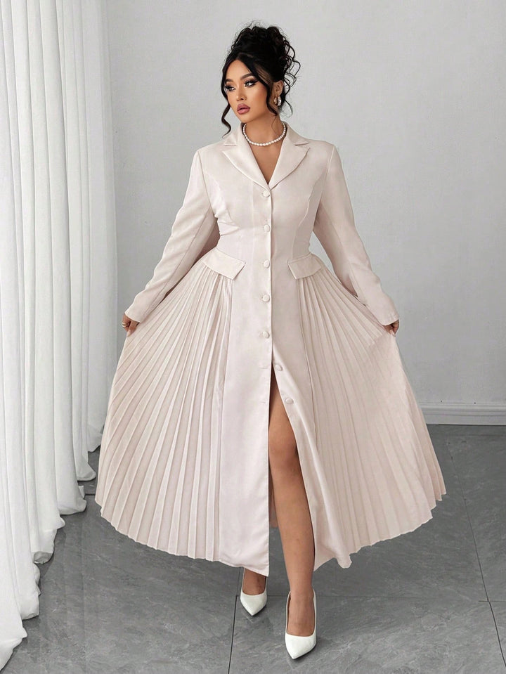 Rochie maxi SHEIN, crem