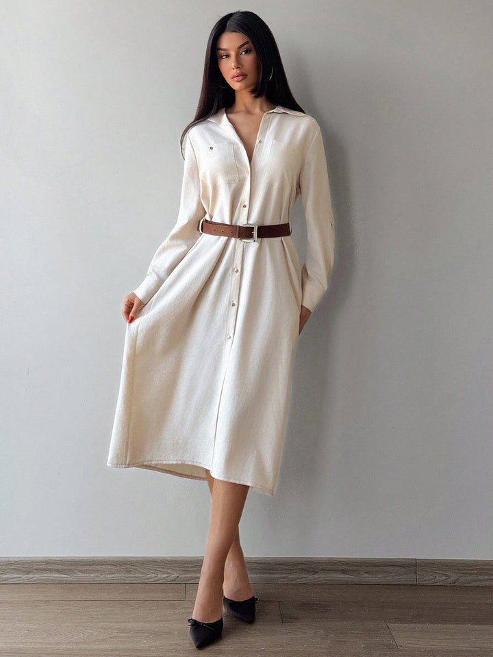 Rochie maxi SHEIN, alb