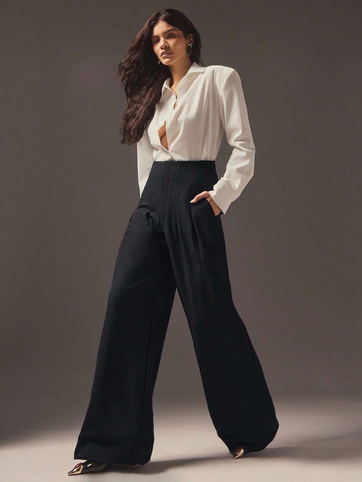 Pantaloni SHEIN, negru