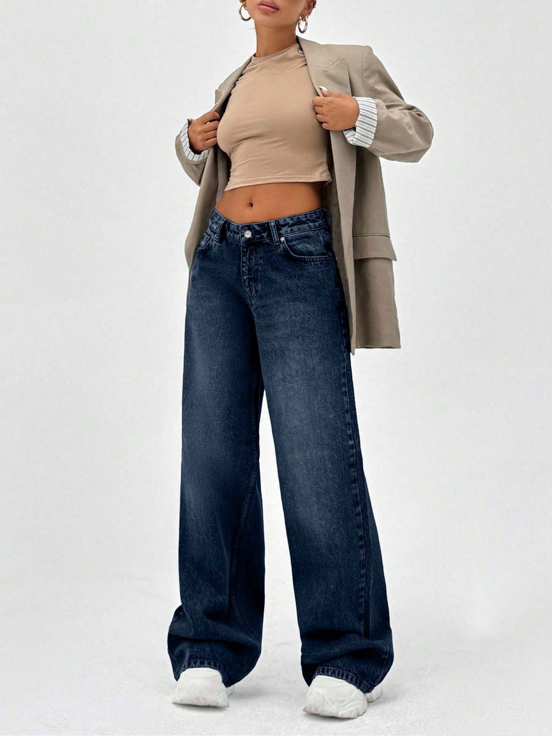 Jeans SHEIN, albastru