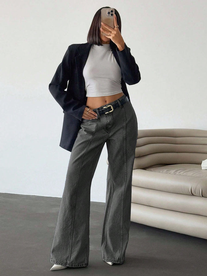 Jeans SHEIN, gri