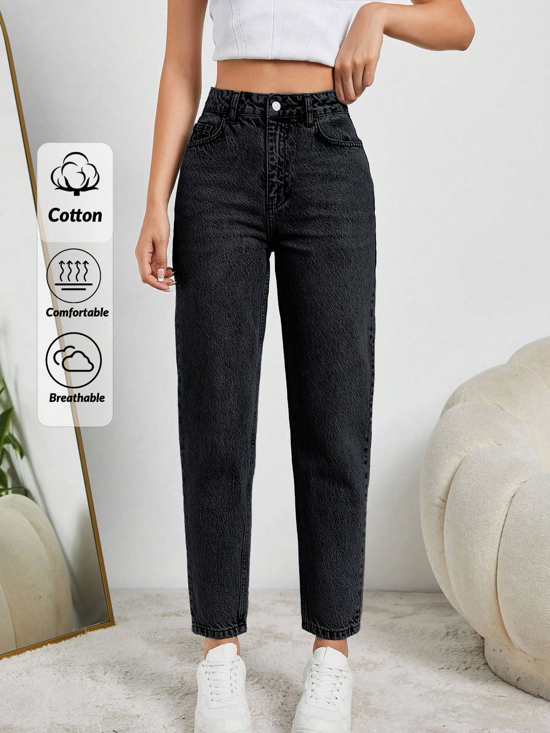 Jeans SHEIN, gri