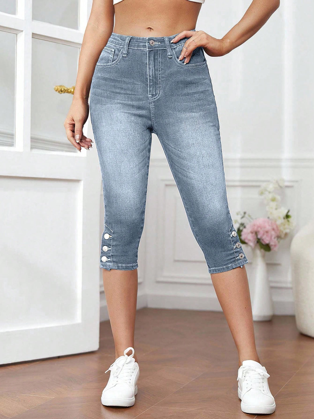 Jeans SHEIN, albastru