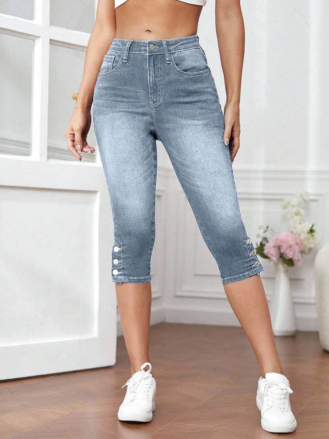 Jeans SHEIN, albastru