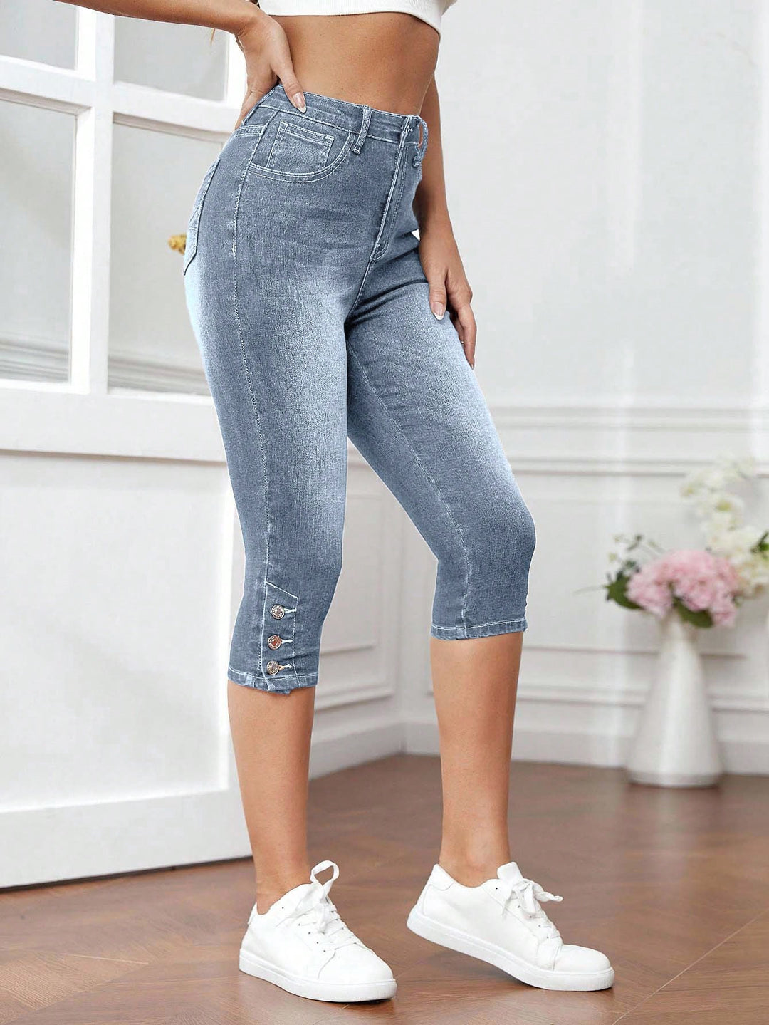 Jeans SHEIN, albastru