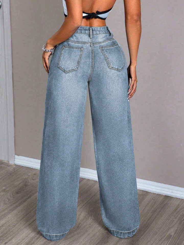 Jeans SHEIN, albastru