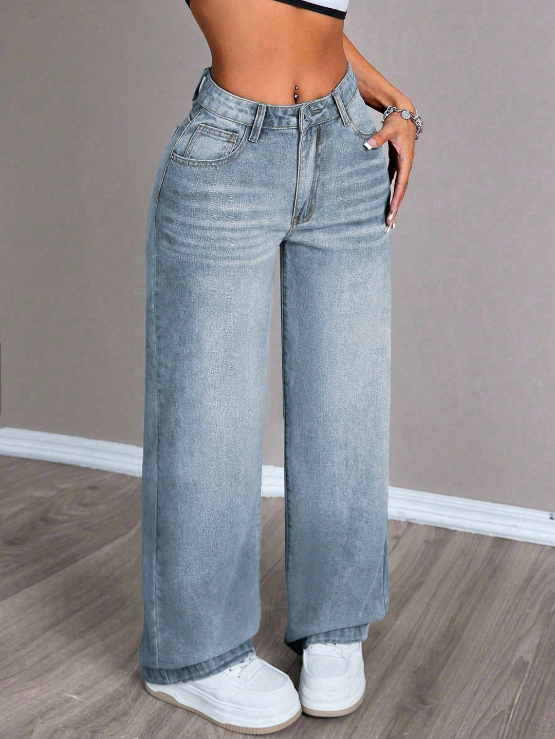 Jeans SHEIN, albastru