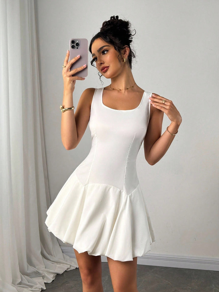 Rochie mini SHEIN, alb
