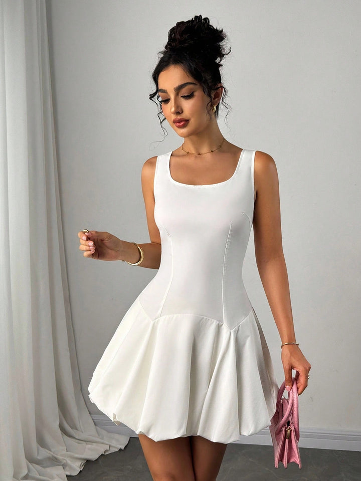 Rochie mini SHEIN, alb
