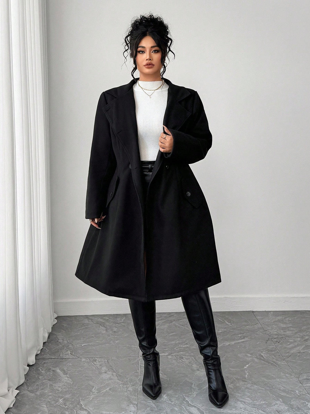 Palton SHEIN, negru