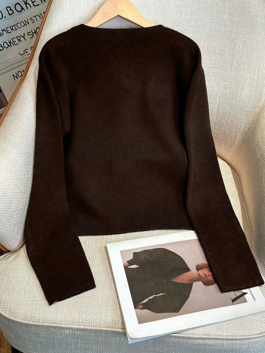 SHEIN kardigán, barna