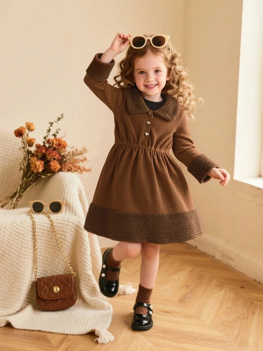 Rochie SHEIN, maro